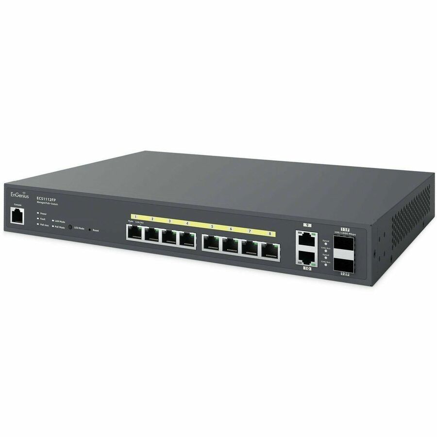 EnGenius Cloud Managed 8-Port Gigabit 130W PoE+ Switch