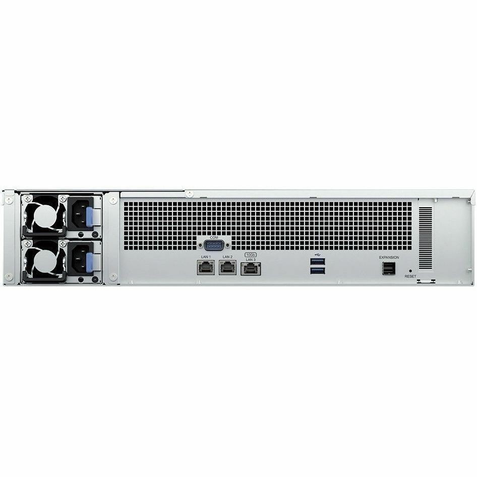 Synology RackStation RS2423RP+II 12 x Total Bays SAN/NAS Storage System - AMD Ryzen V1780B Quad-core (4 Core) 3.35 GHz - 8 GB RAM - DDR4 SDRAM - 2U Rack-mountable