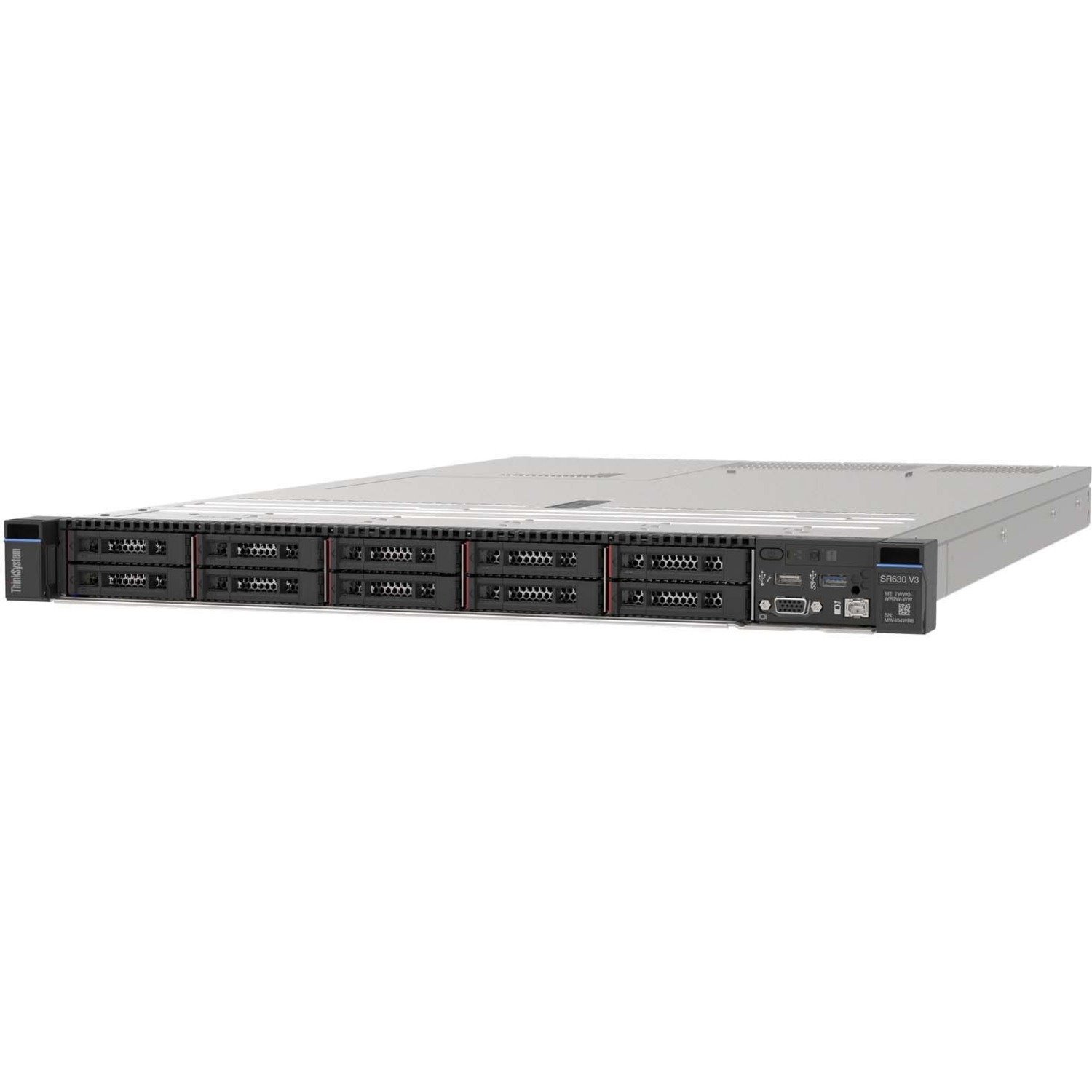 Lenovo ThinkSystem SR630 V3 7D73A01PAU 1U Rack Server - 1 Xeon Silver 4410Y 2 GHz - 16 GB RAM - 12Gb/s SAS Controller