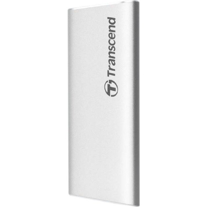 Transcend ESD260C 250 GB Portable Solid State Drive - External - Silver