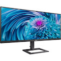 Philips 345E2LE 34" Class UW-QHD LCD Monitor - 21:9 - Textured Black
