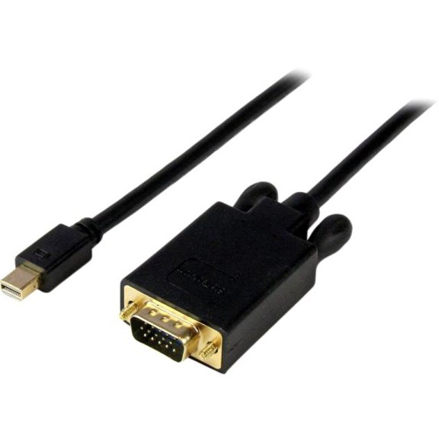 StarTech.com 15 ft Mini DisplayPort&trade; to VGA Adapter Converter Cable - mDP to VGA 1920x1200 - Black