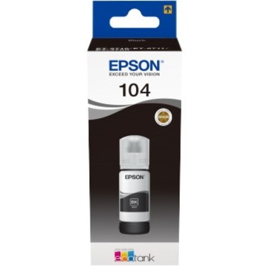 Epson EcoTank 104 Ink Refill Kit - Black - Inkjet