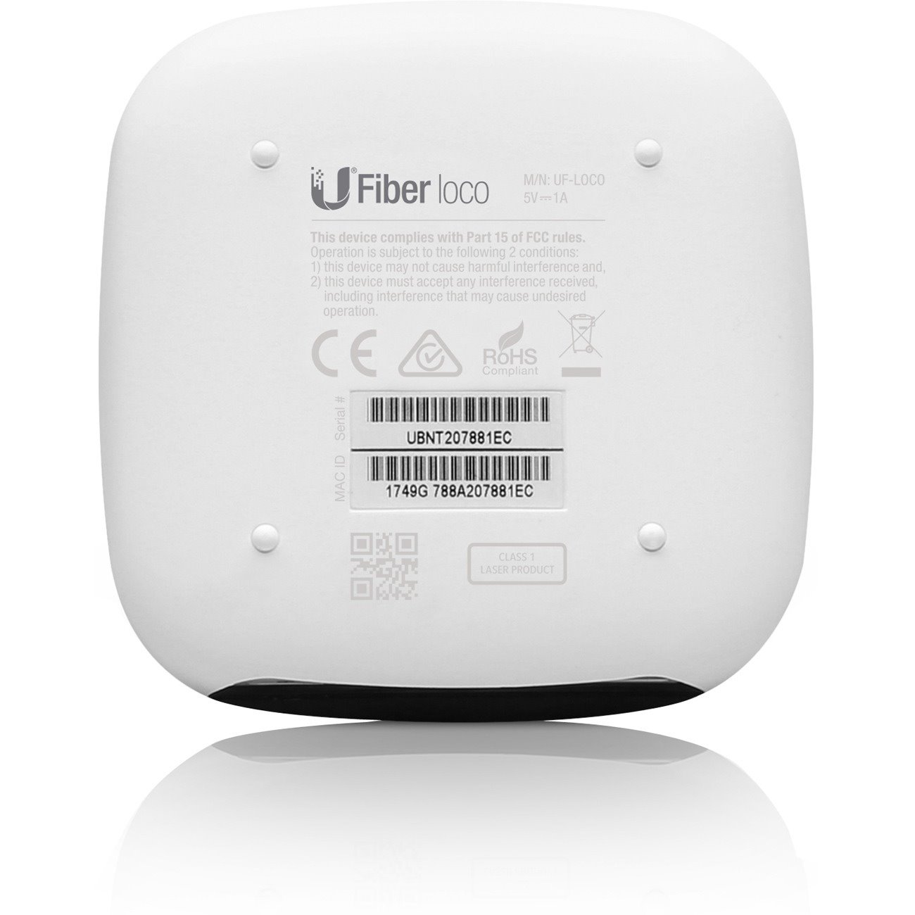 Ubiquiti Uâ€ŠFiber loco UF-LOCO Gigabit Passive Optical Networks (GPON) Wireless Router