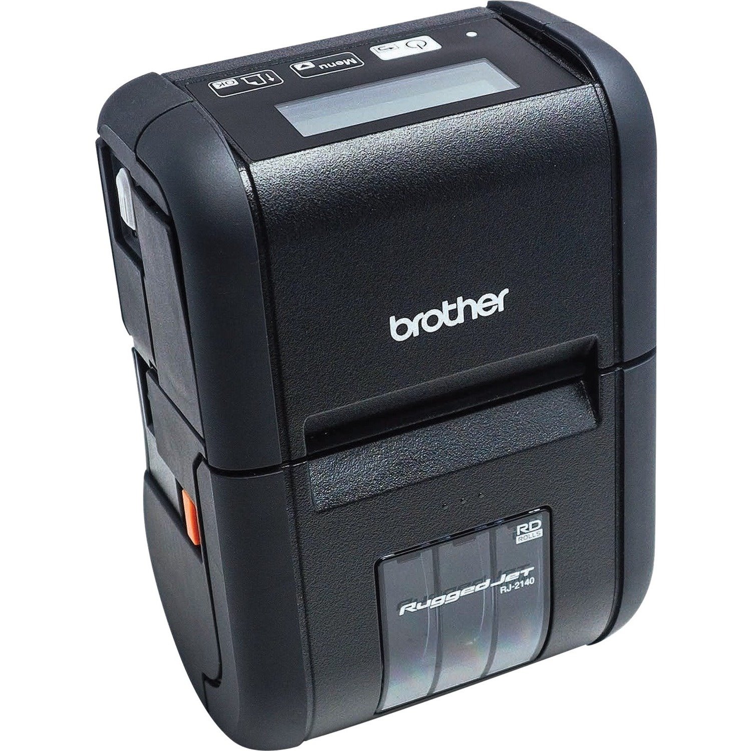 Brother RuggedJet RJ-2140 Direct Thermal Printer - Monochrome - Portable - Label/Receipt Print - USB - Wireless LAN - Battery Included - Black