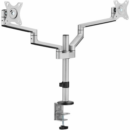 Rocstor Mounting Arm for LED Display, Monitor - Aluminum Silver - Landscape/Portrait