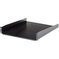 StarTech.com 2U Server Rack Cabinet Shelf - Fixed 22" Deep Cantilever Rackmount Tray for 19" Data/AV/Network Enclosure w/cage nuts, screws