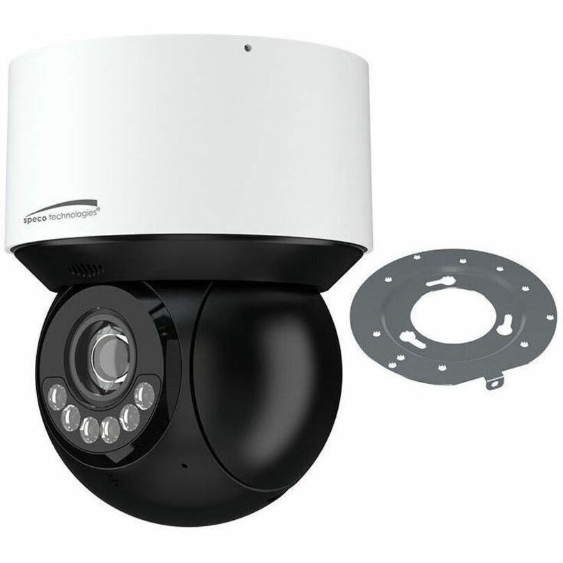 Speco 4 Megapixel Outdoor Network Camera - Color - Dome - White