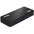 Plugable 12-in-1 USB C Triple Monitor Docking Station, Triple 4K Displays with 3X HDMI or 3X DisplayPort