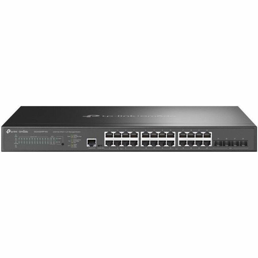 TP-Link JetStream TL-SG3428XPP-M2 24 Anschl&uuml;sse Verwaltbar Ethernet-Switch - Gigabit-Ethernet, 2.5 Gigabit Ethernet, 10 Gigabit Ethernet - 10/100/1000Base-T, 2.5GBase-T, 10GBase-X