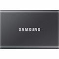 Samsung T7 4 TB Portable Solid State Drive - External - PCI Express NVMe - Titan Gray