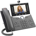 Cisco 8845 IP Phone - Corded/Cordless - Corded - Bluetooth - Wall Mountable - Charcoal