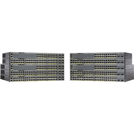 Cisco Catalyst 2960-X 2960X-48FPS-L 48 Ports Manageable Ethernet Switch - Gigabit Ethernet - 10/100/1000Base-T
