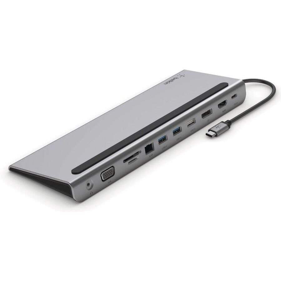 Belkin Connect USB Type C Dockingstation voor Monitor, Tablet-pc, Notebook - Oplaadmogelijkheid - Geheugenkaartlezer - SD, microSD