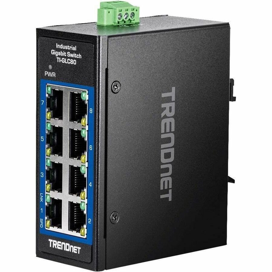 TRENDnet TI-GLC80 8 Ports Ethernet Switch - Gigabit Ethernet - 1000Base-T