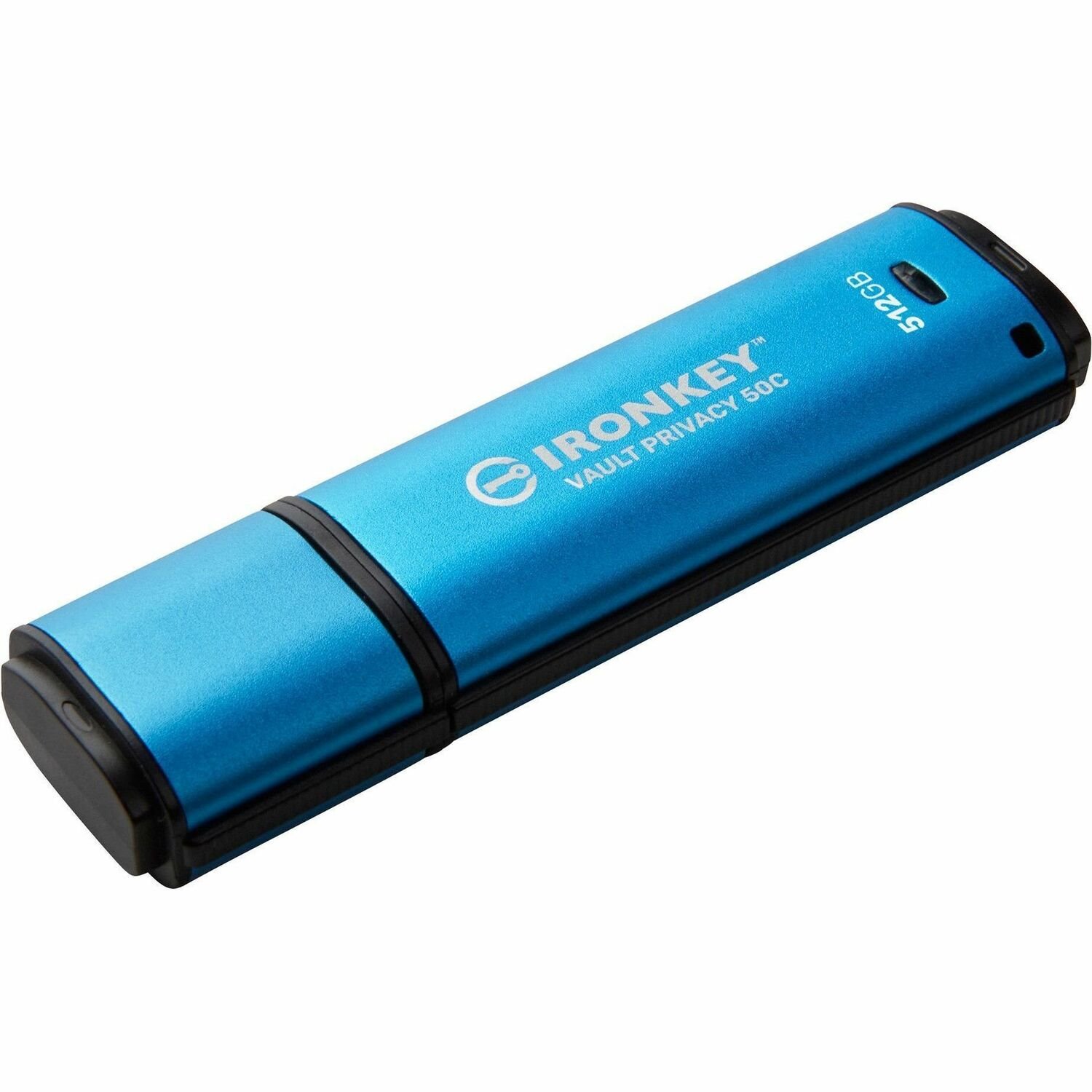 IronKey Vault Privacy 50 Series 512 GB USB 3.2 (Gen 1) Type C Flash Drive - 256-bit AES, XTS-AES - TAA Compliant