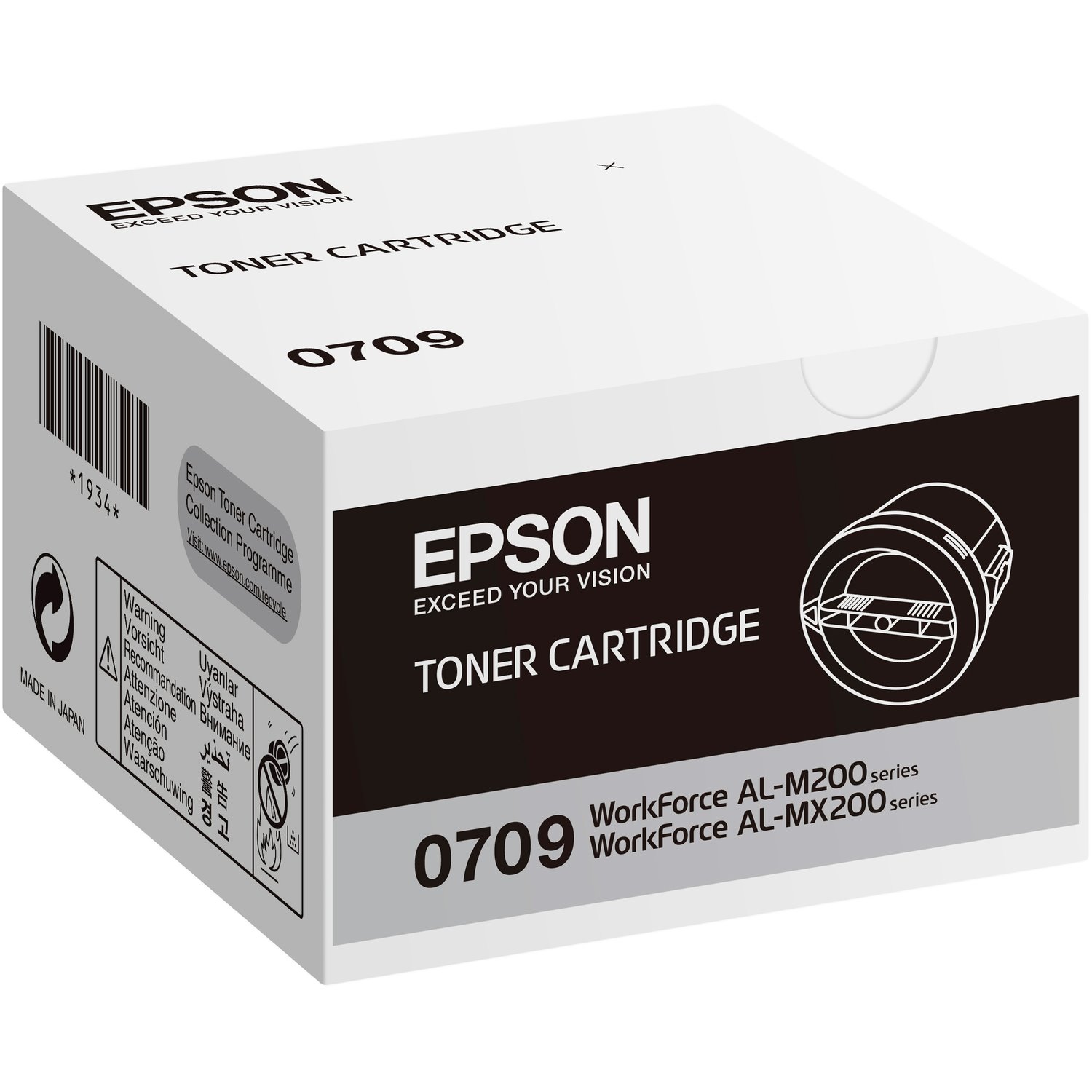 Epson Original Standard Yield Laser Toner Cartridge - Black Pack
