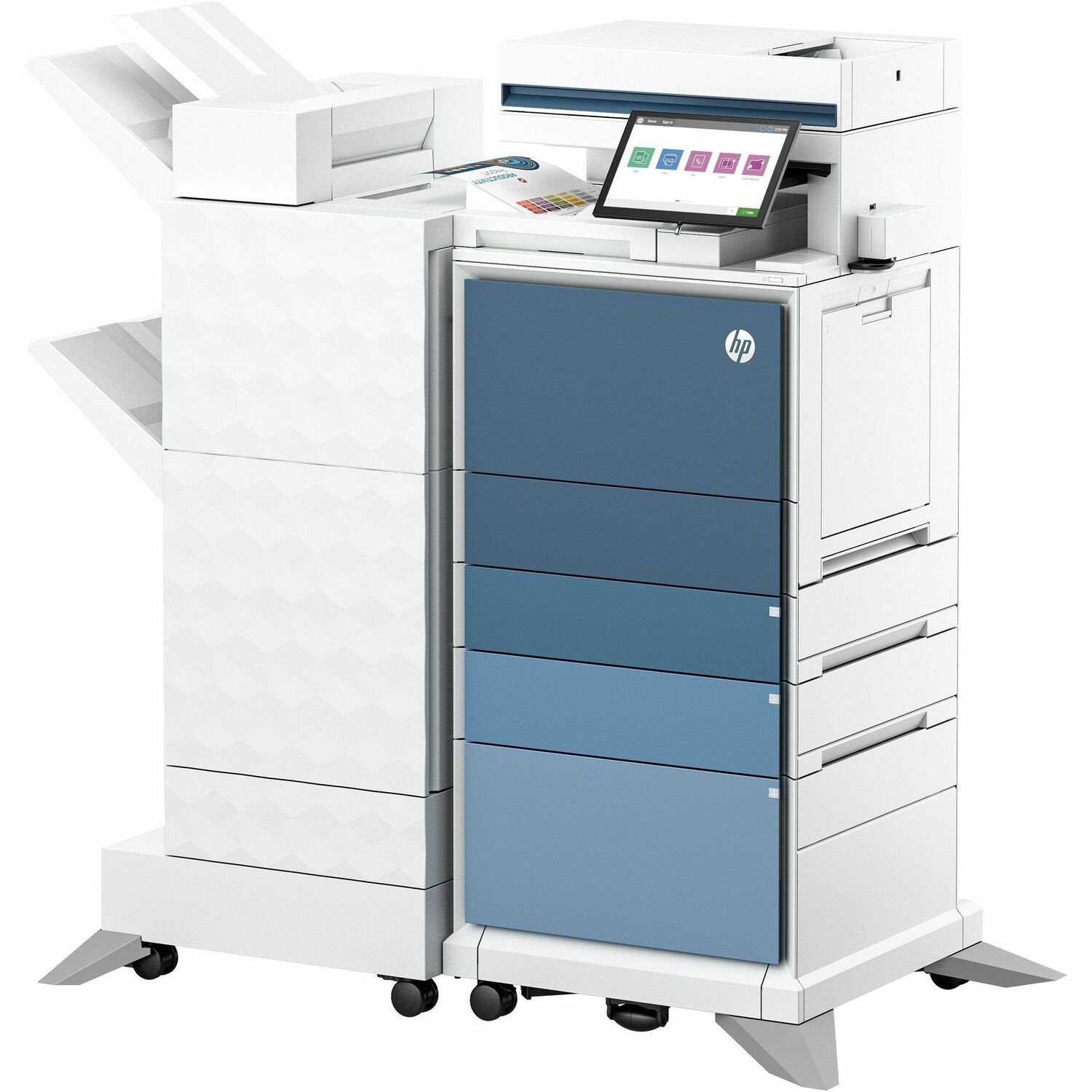 HP LaserJet Enterprise X677z+ Wired Laser Multifunction Printer - Colour