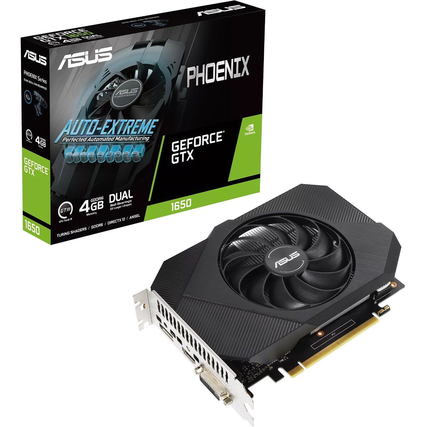 Asus NVIDIA GeForce GTX 1650 Graphic Card - 4 GB GDDR6