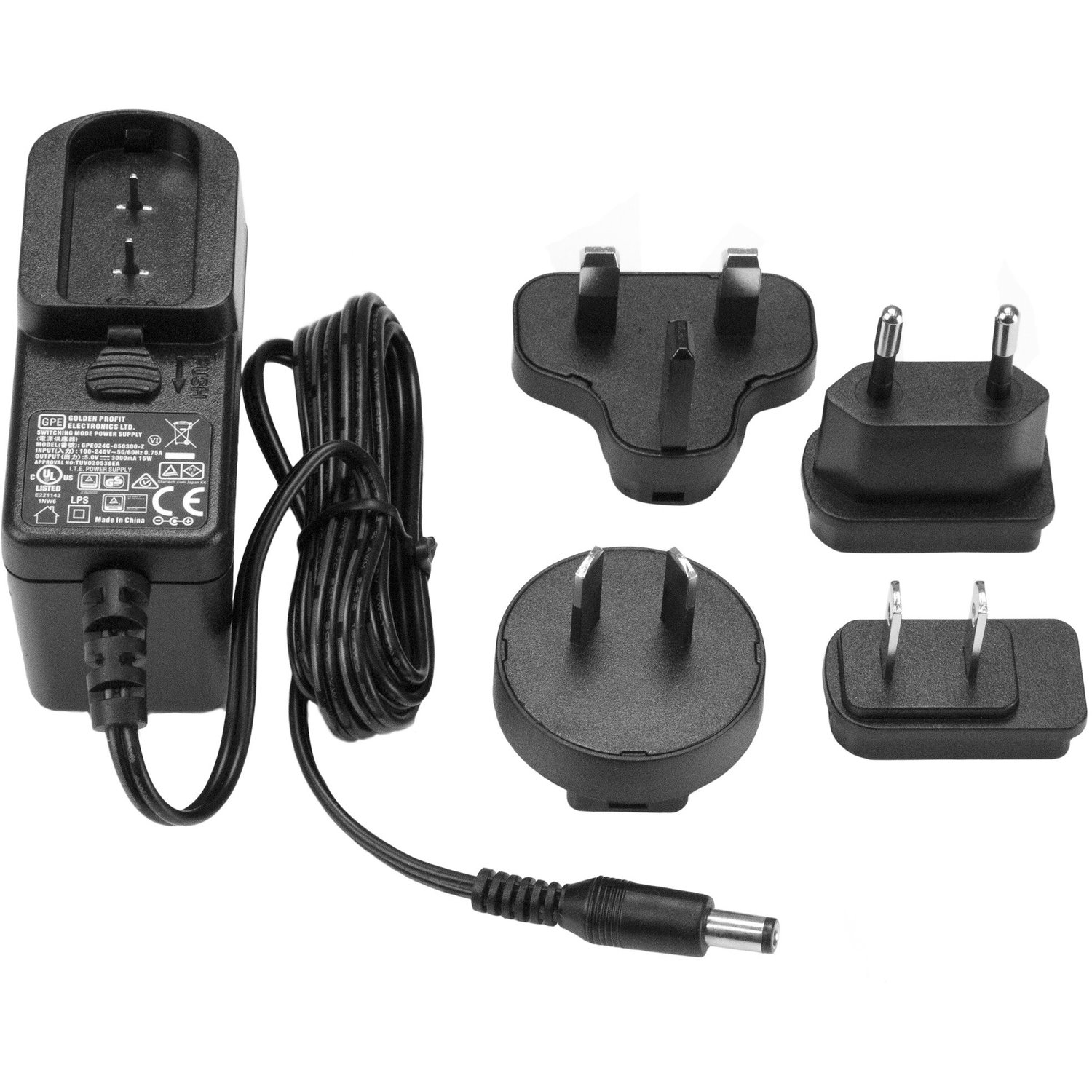 StarTech.com DC Power Adapter - 5V, 3A