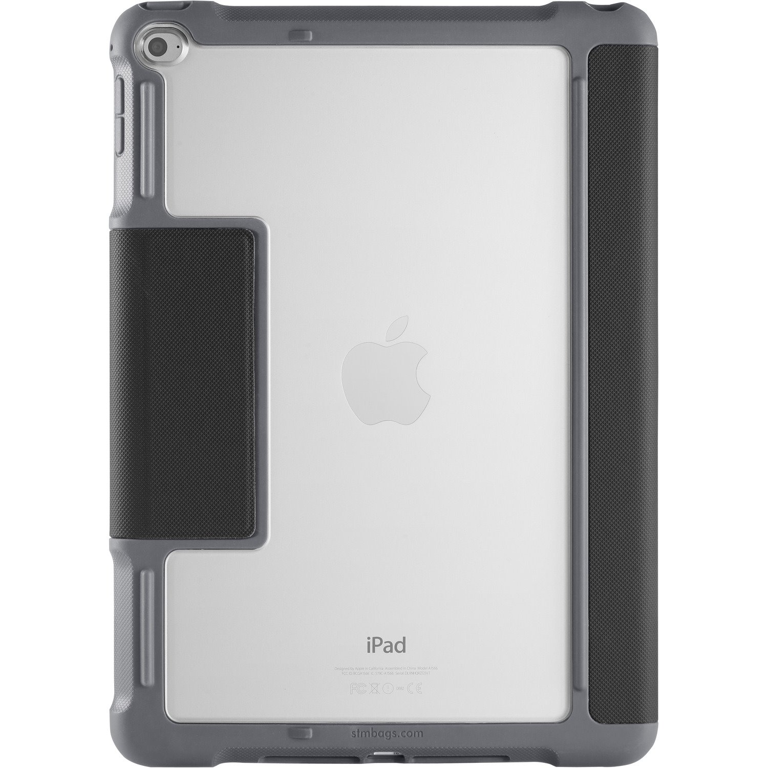 STM Goods dux Carrying Case Apple iPad Air 2 Tablet - Clear, Black