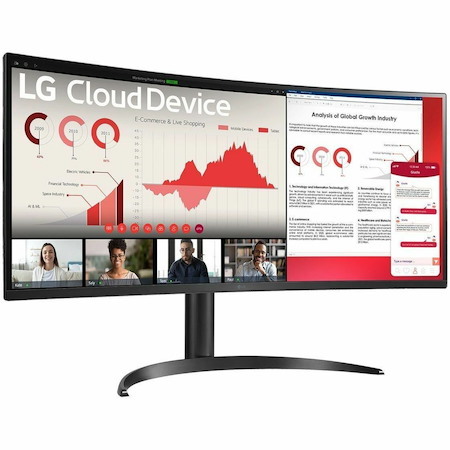 LG 34CR650N-6N All-in-One Thin Client Celeron N5105 Quad-core (4 Core) 2 GHz - Textured Black