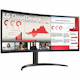 LG 34CR650N-6N All-in-One Thin Client Celeron N5105 Quad-core (4 Core) 2 GHz - Textured Black