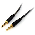 StarTech.com 3 ft Slim 3.5mm Stereo Audio Cable - M/M