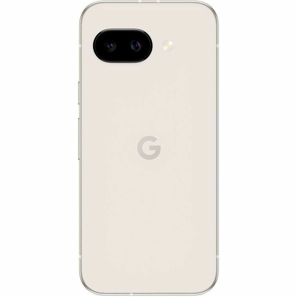 Google Pixel 9a GTF7P 128 GB Smartphone - 16 cm (6.3") P-OLED 1080 x 2424 - Octa-core (Cortex X4Single-core (1 Core) 3.10 GHz + Cortex A720 Triple-core (3 Core) 2.60 GHz + Cortex A520 Quad-core (4 Core) 1.90 GHz - 8 GB RAM - Android 15 - 5G - Porcelain