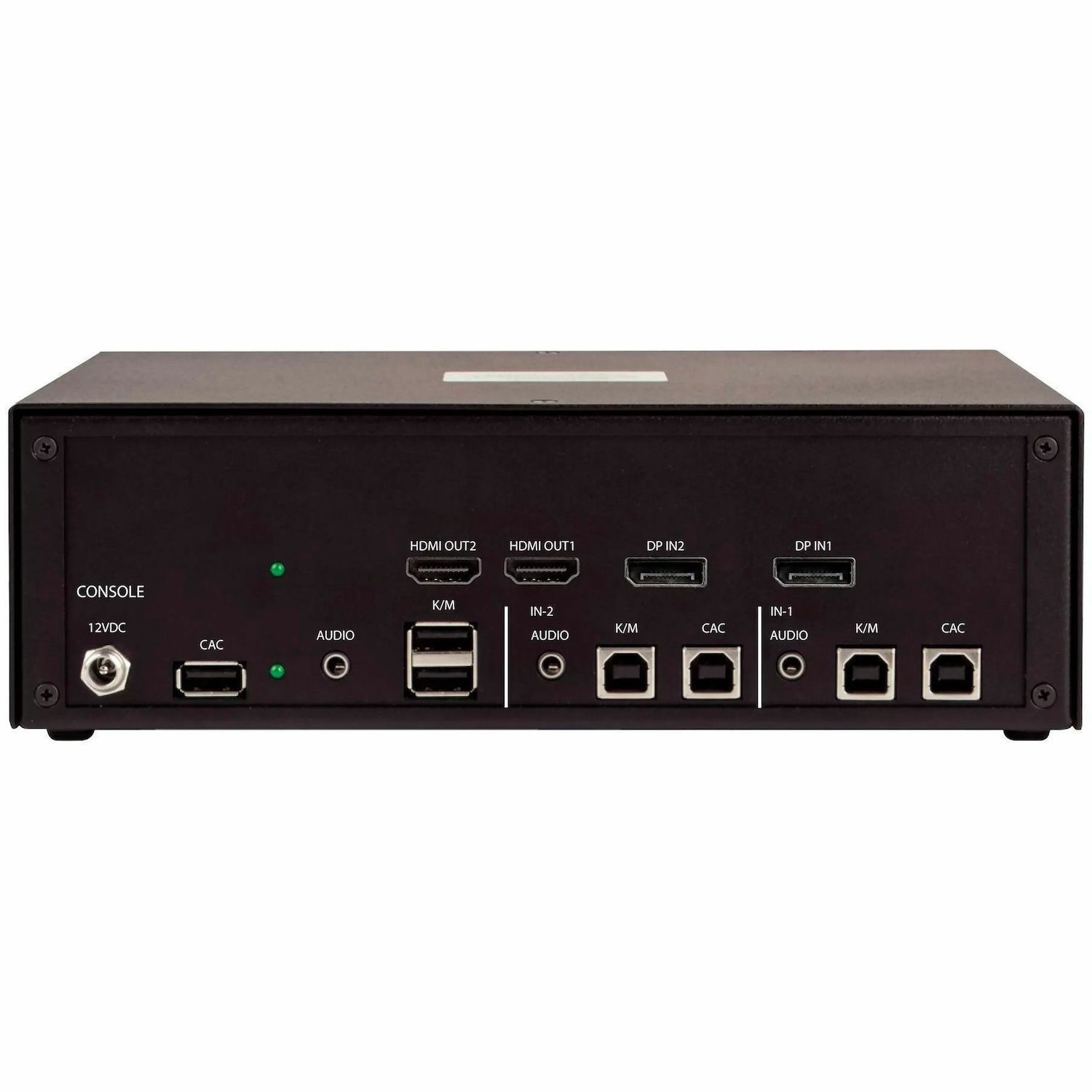 StarTech.com Secure 2-Port Dual-Monitor KVM Switch, 1x DP In to 2x HDMI Out, 4K 30Hz, NIAP 4.0, CAC, Made in the USA