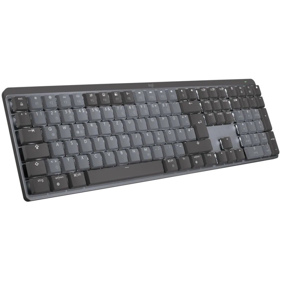 Logitech MX Mechanical Keyboard - Wireless Connectivity - English (US) - QWERTY Layout - Graphite Grey