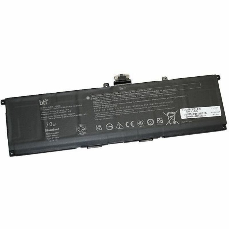 BTI GT83D-BTI 6-CELL 11.7V LI-ION NOTEBOOK BATTERY GT83D, 07T7DY, 7T7DY, CN-07T7DY