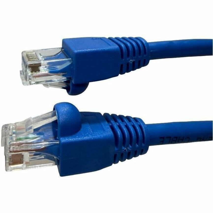 4XEM 1FT Cat6A Snagless RJ45 Ethernet Patch Cable (Blue, 10Gbps, Pure Copper, UTP)