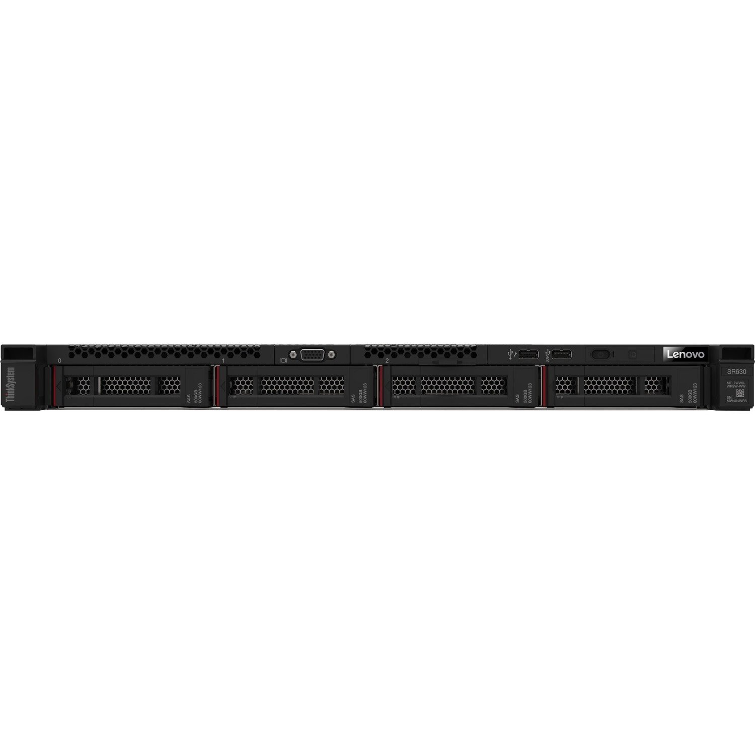 Lenovo ThinkSystem SR630 7X02A04RAU 1U Rack Server - 1 Xeon Gold 5115 2.40 GHz - 16 GB RAM - 12Gb/s SAS, Serial ATA/600 Controller