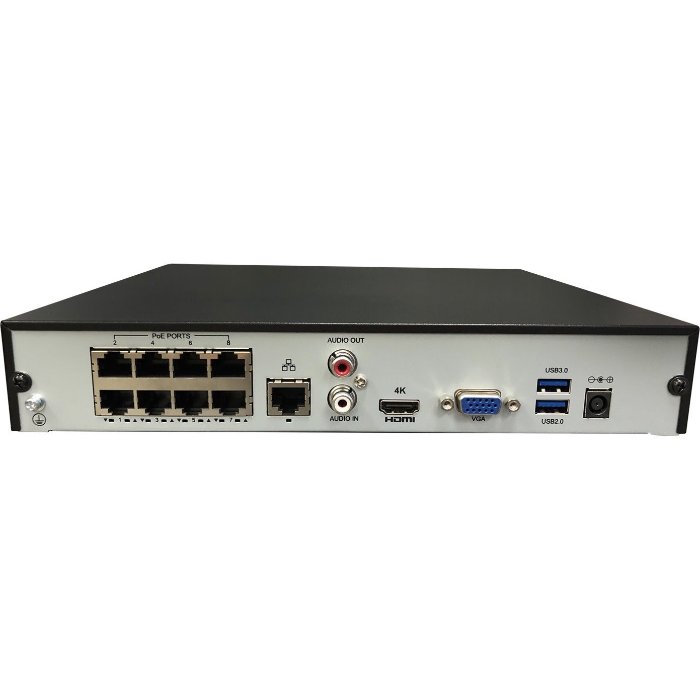 Gyration 8-Channel Network Video Recorder With PoE, TAA-Compliant - 4 TB HDD