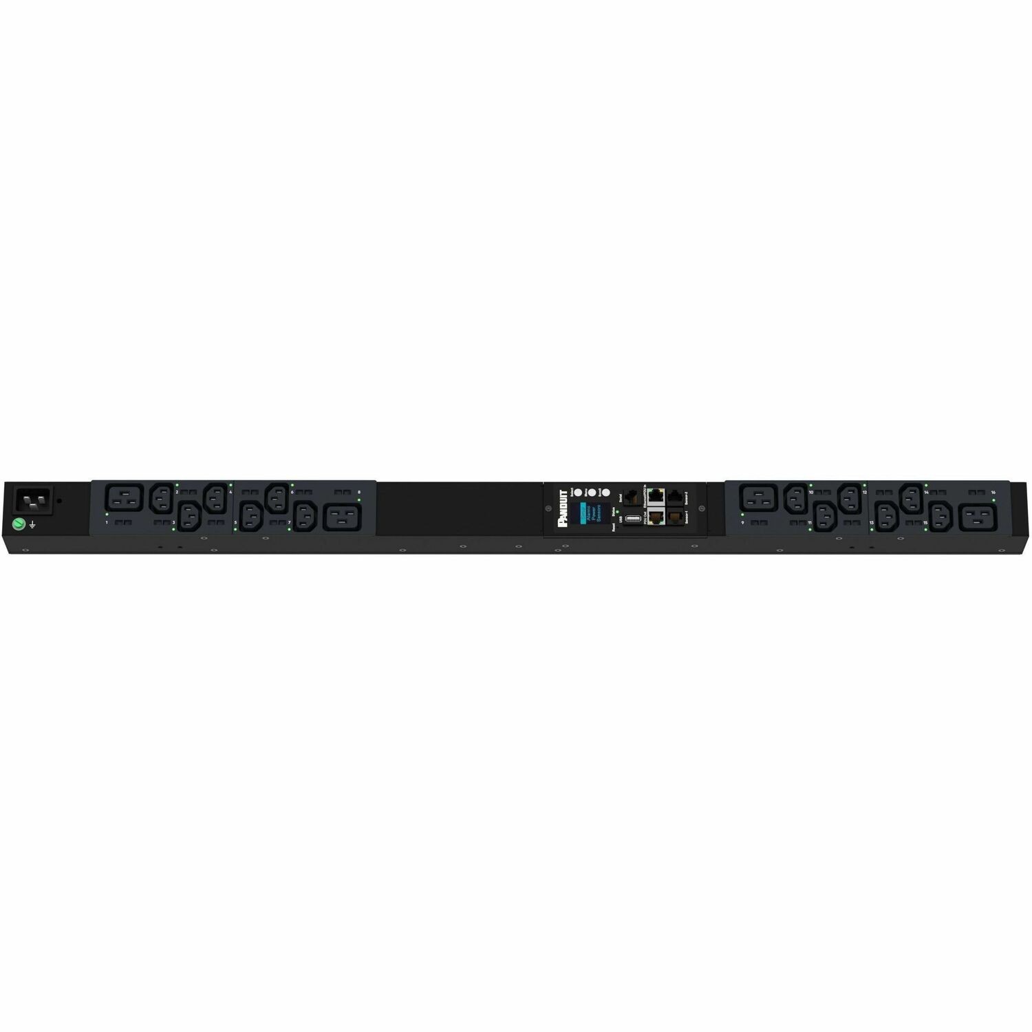 Panduit G6 MS PDU, 20AMP, (12)C13, (4)C19, NEMA L6-20P