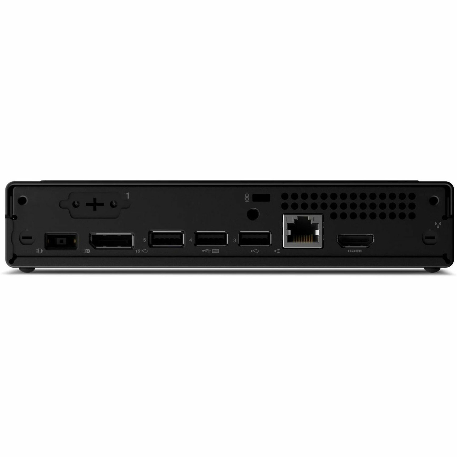 Lenovo V105q 13Q20017US Desktop Computer - AMD Ryzen 5 Ryzen 10 Series 40 - 16 GB - 512 GB PCI Express NVMe 4.0 x4 SSD - Tiny - Eclipse Black