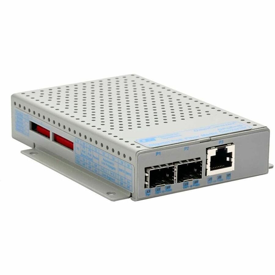 Omnitron Systems OmniConverter GPoEBT/S Transceiver/Media Converter