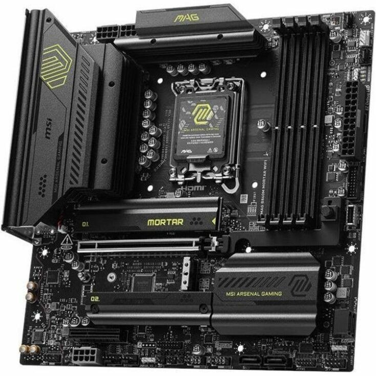 MSI MAG B860M MORTAR WIFI Gaming Desktop Motherboard - Intel B860 Chipset - Socket LGA-1851 - Micro ATX
