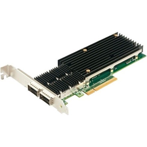 Axiom 100Gbs Dual Port QSFP28 PCIe 4.0 x16 NIC Card - PCIE4-2QSFP28-AX