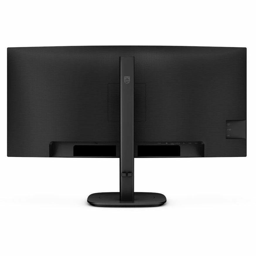 Philips 34B2U3600C 34" Class Webcam WQHD Curved Screen LED Monitor - 21:9 - Textured Black