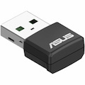 Asus USB-AX57 Nano IEEE 802.11 a/b/g/n/ac/ax Dual Band Wi-Fi Adapter for Desktop Computer, Notebook