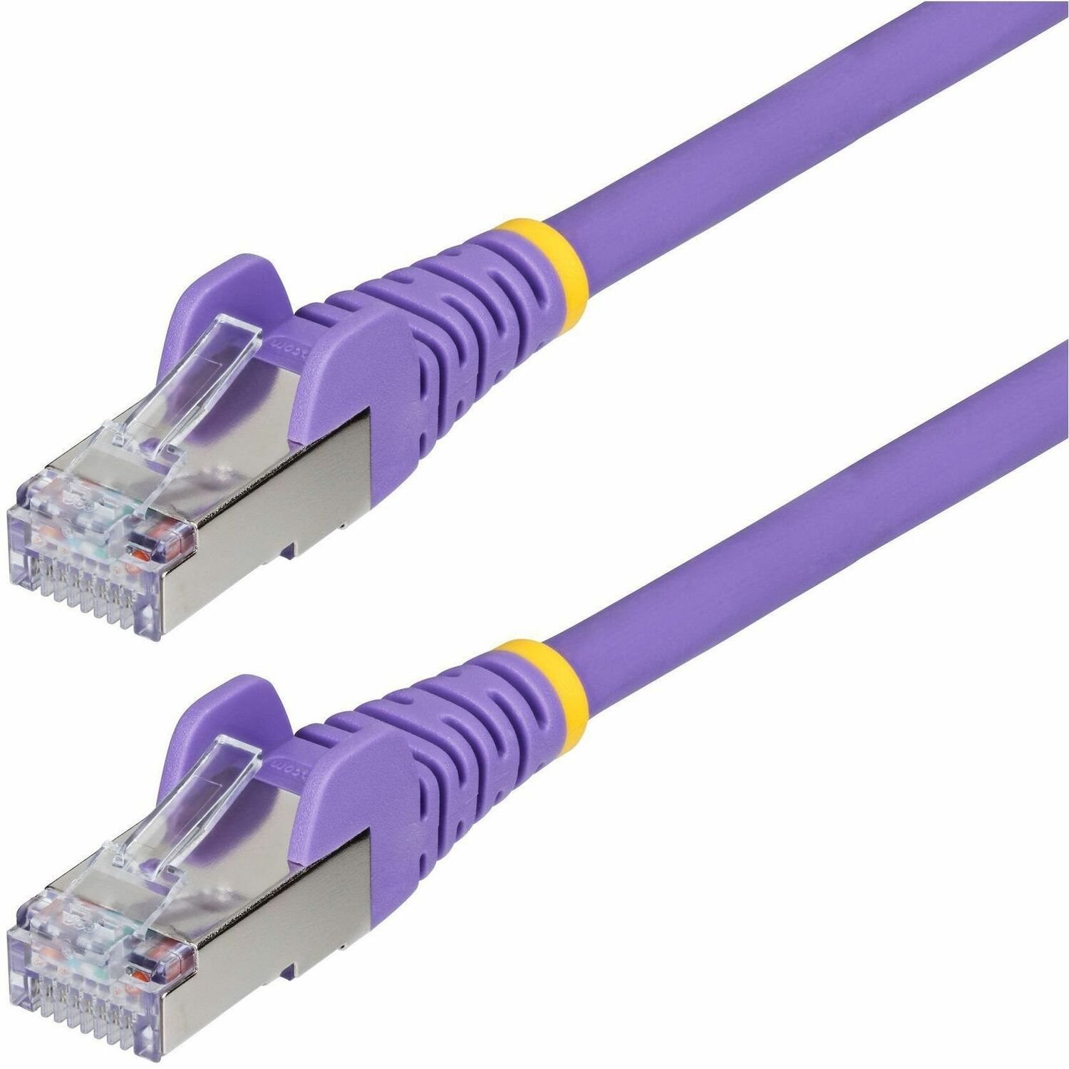 StarTech.com 50ft Purple CAT6a Ethernet Cable, Snagless RJ45, 10G, 100W PoE, S/FTP, LSZH, 27AWG Pure Copper, 500MHz, Shielded Network Cord
