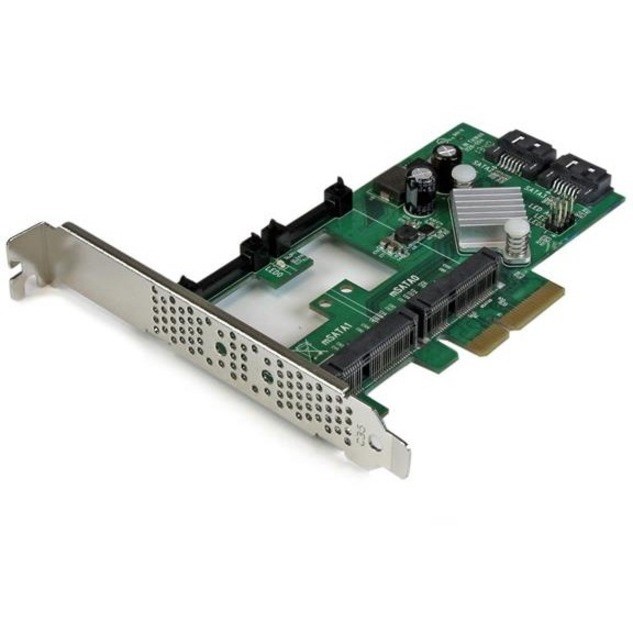 StarTech.com 2 Port PCI Express 2.0 SATA III 6Gbps RAID Controller Card w/ 2 mSATA Slots and HyperDuo SSD Tiering