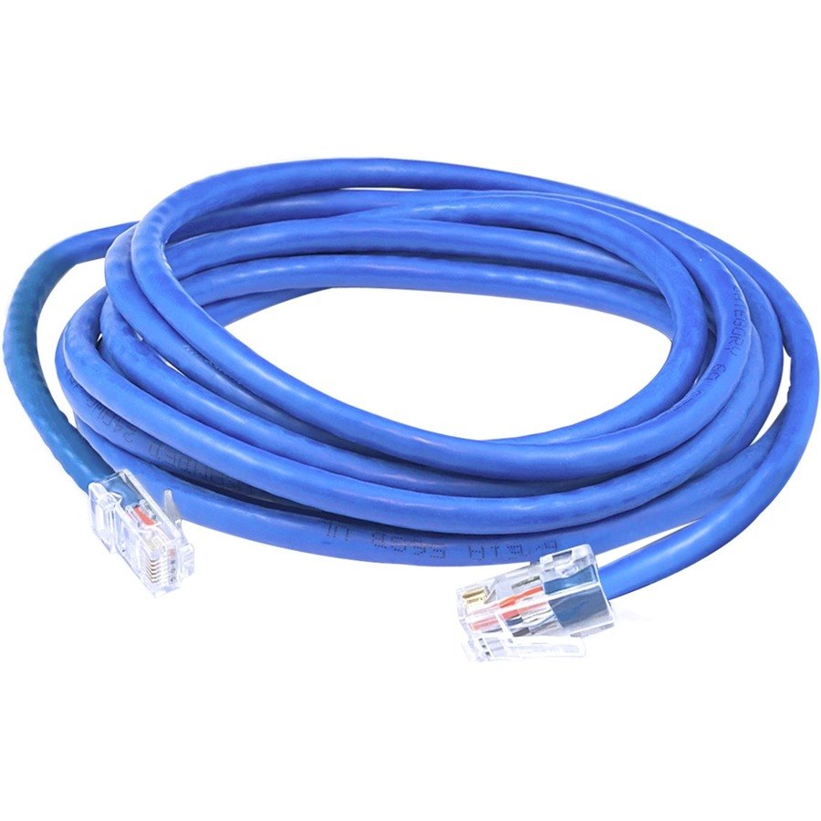 AddOn 25ft Blue CAT 5E PVC Ethernet Cable Non-Booted RJ-45 M/M