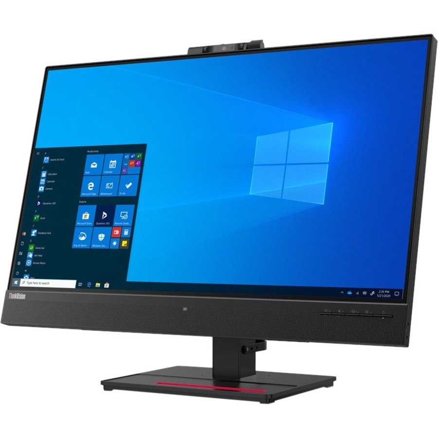 Lenovo ThinkVision T27hv-20 27" Class Webcam WQHD LCD Monitor - 16:9 - Raven Black