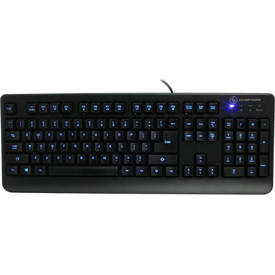 IOGEAR IKON Keyboard - Cable Connectivity - USB 2.0 Interface - Black