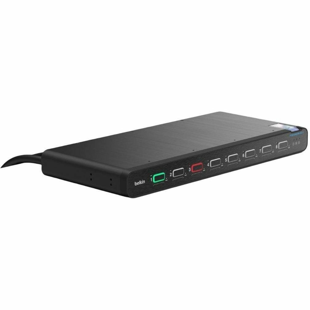 Belkin Universal DisplayPort Secure KVM, 8-Port Single Head with CAC
