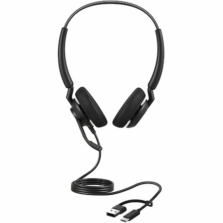Jabra Engage 40 Wired Over-the-head, On-ear Stereo Headset - Black