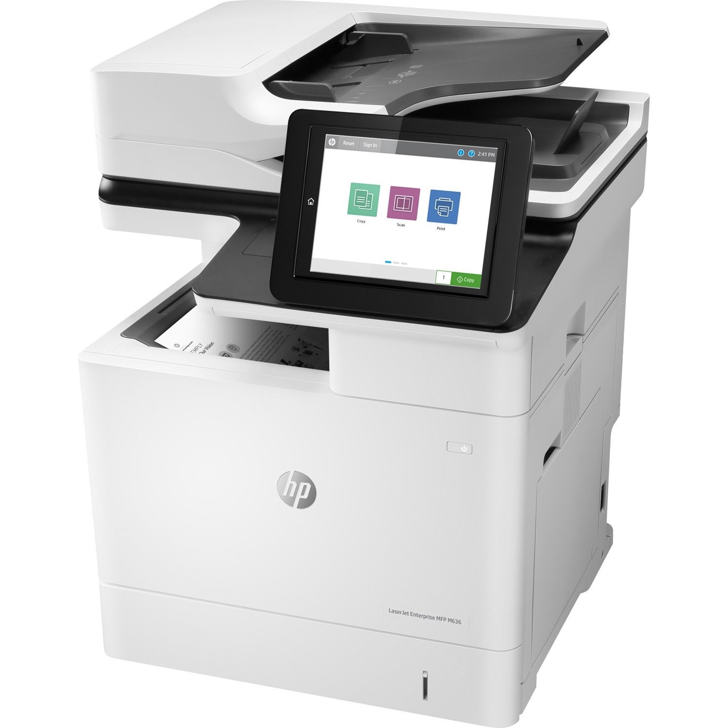 HP LaserJet Enterprise M636fh Laser Multifunction Printer - Monochrome
